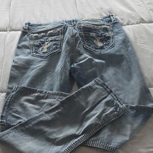 Rock Revival Light Blue Boot Cut Jeans